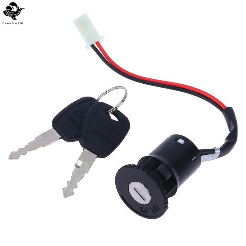 PFG 1 Conjunto De Interruptor De 2 Fios Com 2 Chaves Liga-Desliga Lo Para Scooter Elétrica ATV Poeta Bicicletas Motocicl