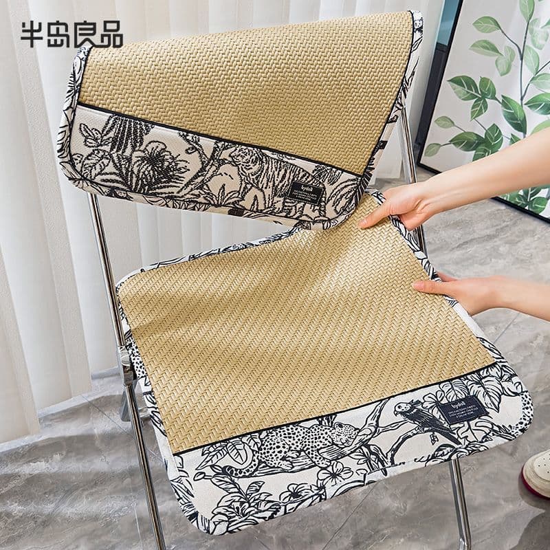 Almofada Almofada de gelo de verão Almofada de gelo de escritório Almofada de seda gelada Almofada de cadeira Cadeira de