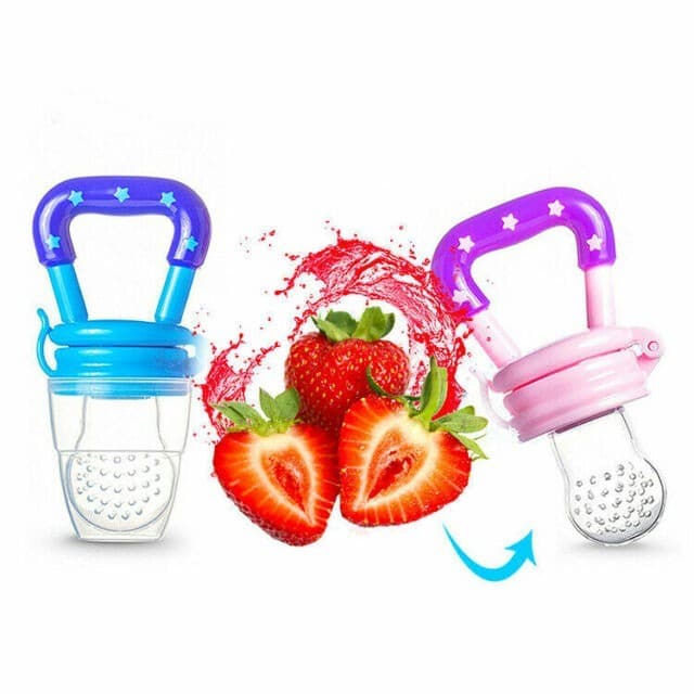 Chupeta Alimentadora para Bebê com Bico de Silicone Mordedor Ideal para Frutas e Papinhas