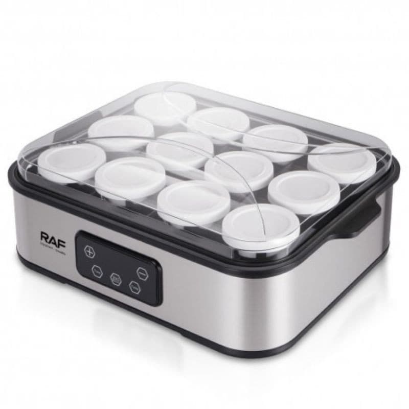 Iogurteira Elétrica 12 Potes de Vidro | Timer | Aquecimento Constante | 25W | 220V