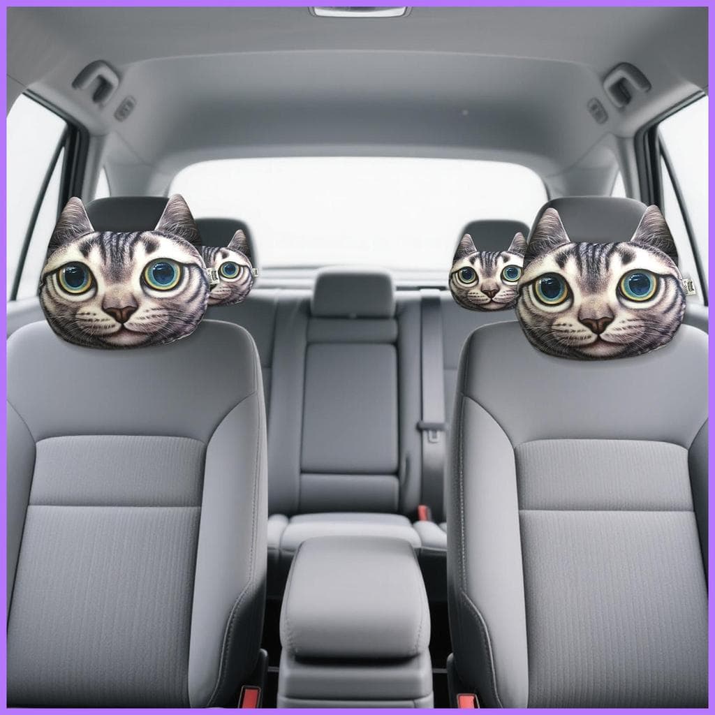 Travesseiro De Pescoço Para Carro , Universal , Confortável , Fofo , Suporte Gato , Dormir Crianças , Viagens , Direção 