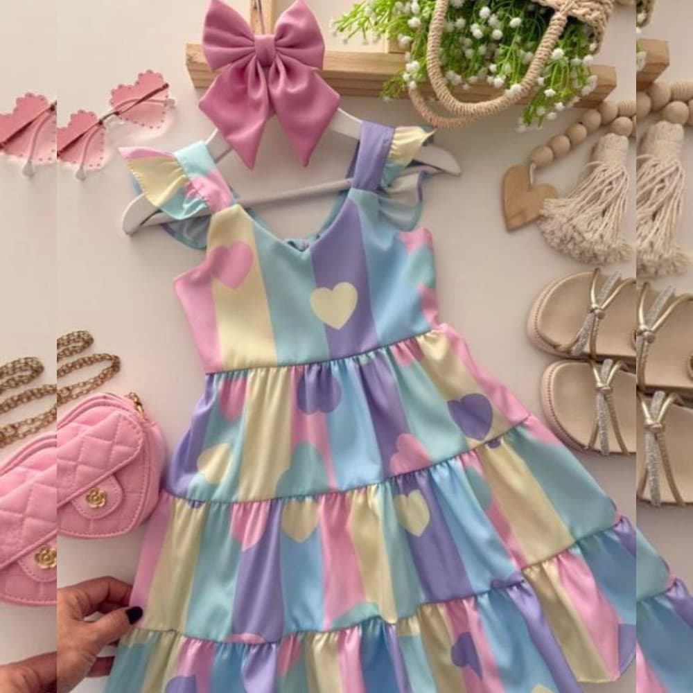 Vestido Infantil Luxo Premium Menina