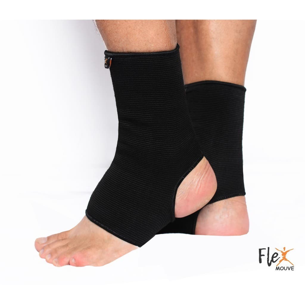 Tornozeleira Compressão Elástica Par Lesão Tratamento Esportes Futebol Prevenção Luta Academia Muay