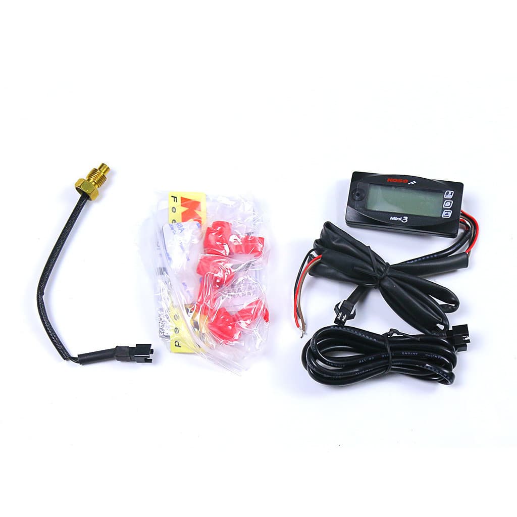 Novo instrumento Universal medidor de temperatura da água voltímetro Display de tempo mini medidor três-em-um modificaçã