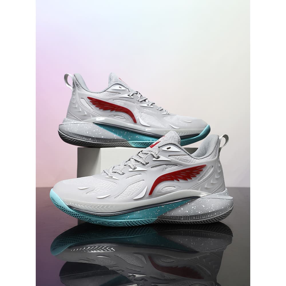 Sonic 12 tênis de basquete grande tubarão branco fricção som resistente ao desgaste malha combate real sapatos esportivo