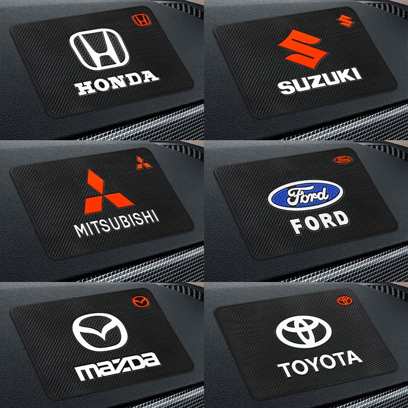 Tapete Antiderrapante Multifuncional , Organizador De Carro , Suporte De Telefone , Acessórios De Estilo Para Toyota TRD