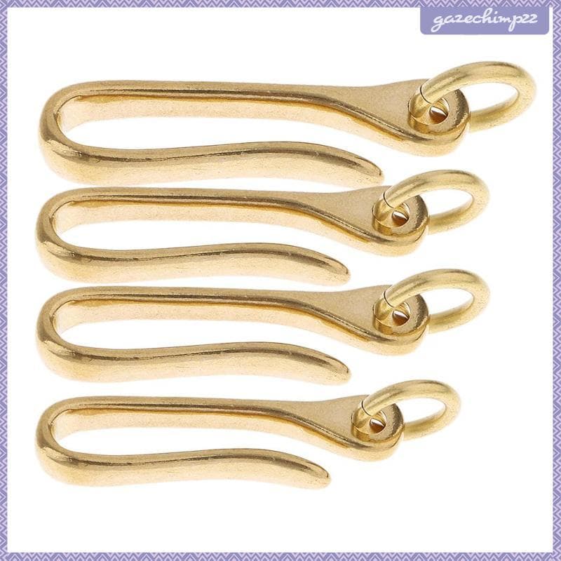 [Gazechimp] Chaveiro Vintage De Latão Sólido Com Cinto , Carteira , Acessórios De Couro