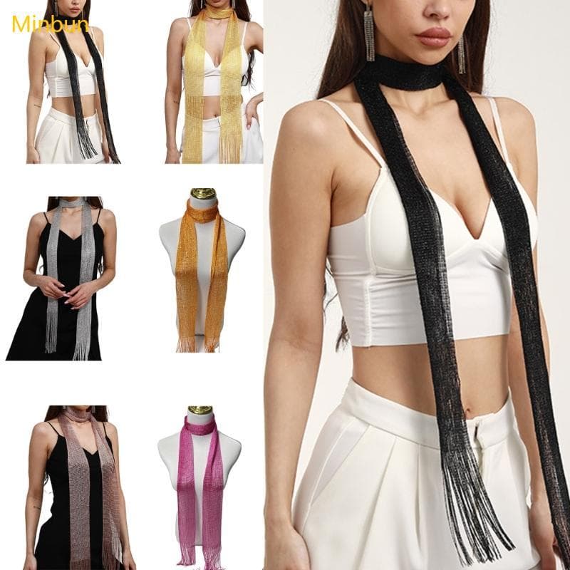 Minbun Lenço Feminino Renda Fina Borlas, Para Igreja Casamento Banquetes Decorativos