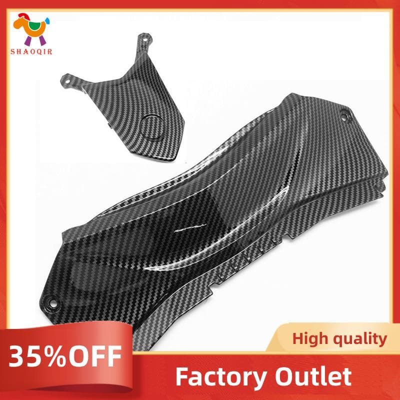 Acessórios De Fibra De Carbono Olhar Motocicleta Cauda Traseira Superior Médio Carenagem Conjunto Para YZF R3 R25 2014-2