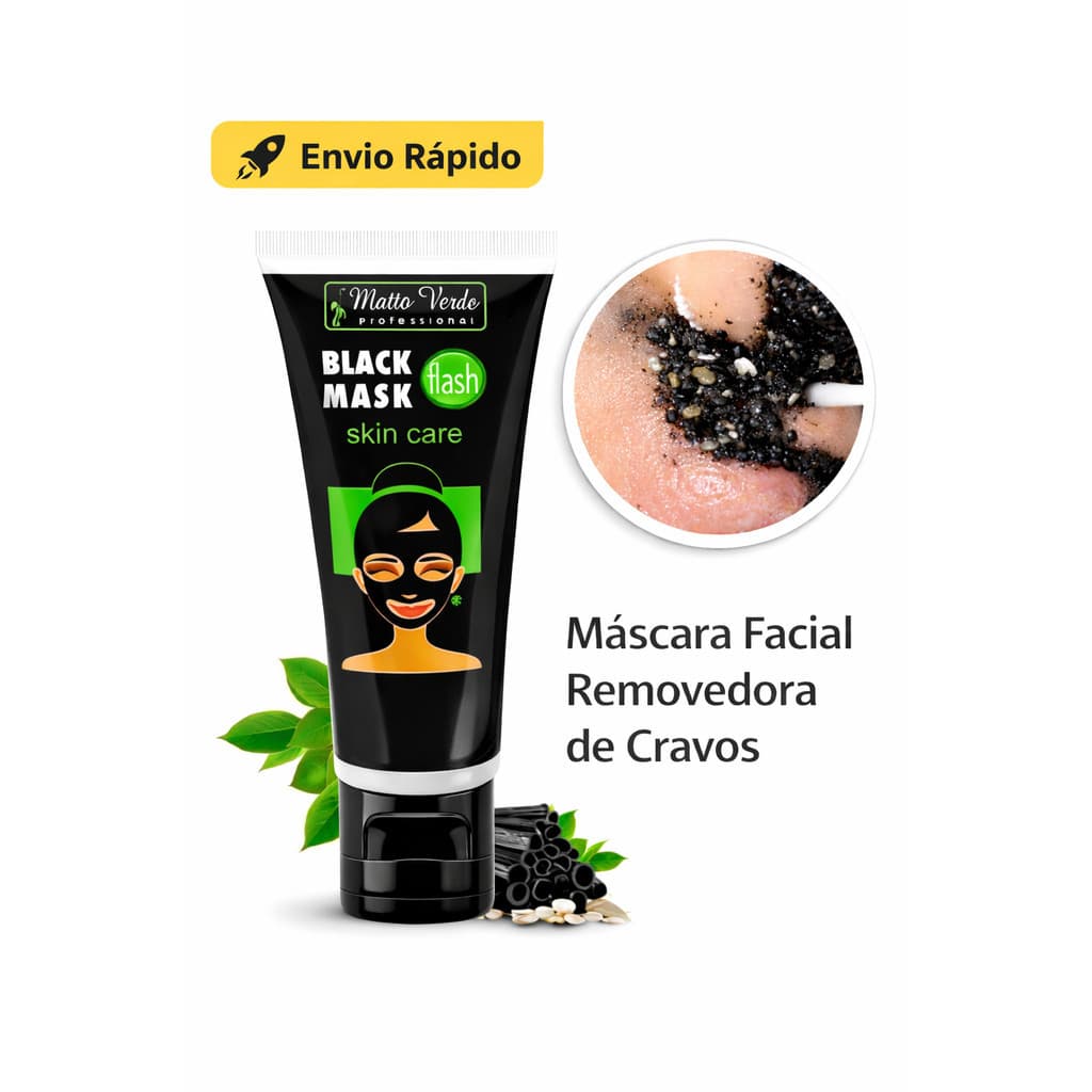 Máscara Facial Removedora de Cravos Black Mask Skin Care Limpeza da Pele