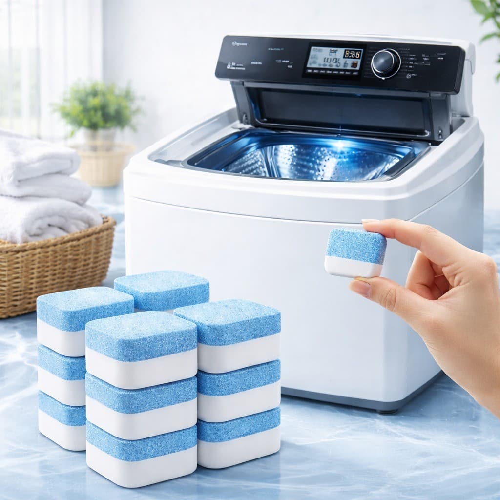 Kit 12/24 Limpador Pastilha de Máquina de Lavar Roupa