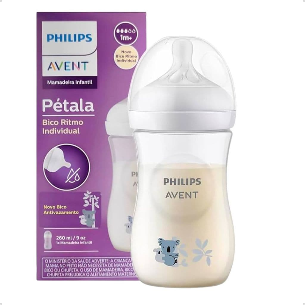 Mamadeira Pétala 3.0 260ml Coala Philips Avent Bico N3