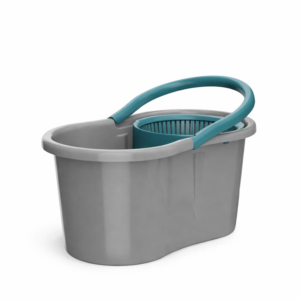 Balde Mop giratório centrifuga 8 litros