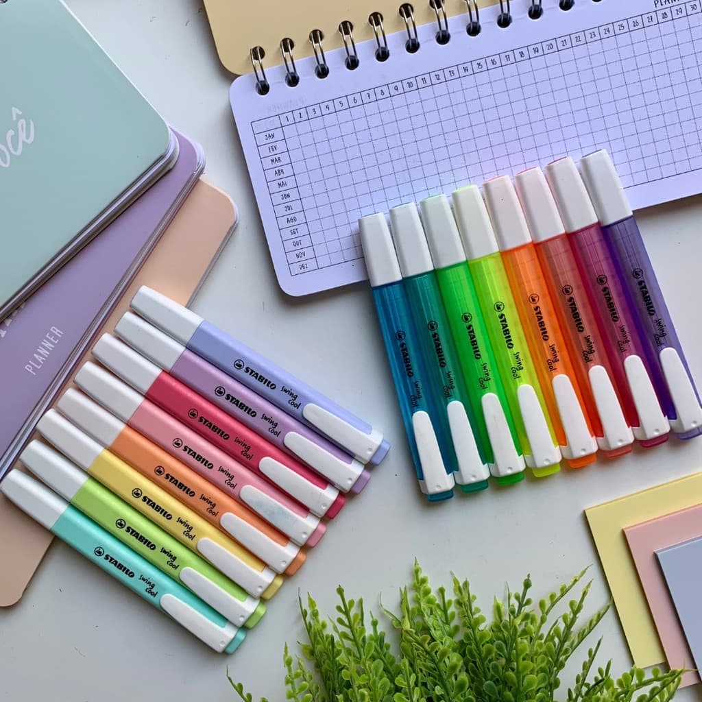 Marca Texto Swing Cool Neon/ Pastel Unidade  - Stabilo / WX Gift