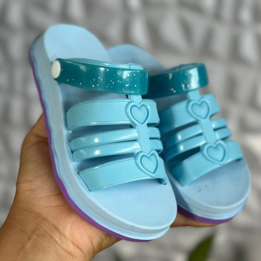 Papete Infantil Menina Confortável Charmosa Coração Lulu Promoção Estilosa Baby