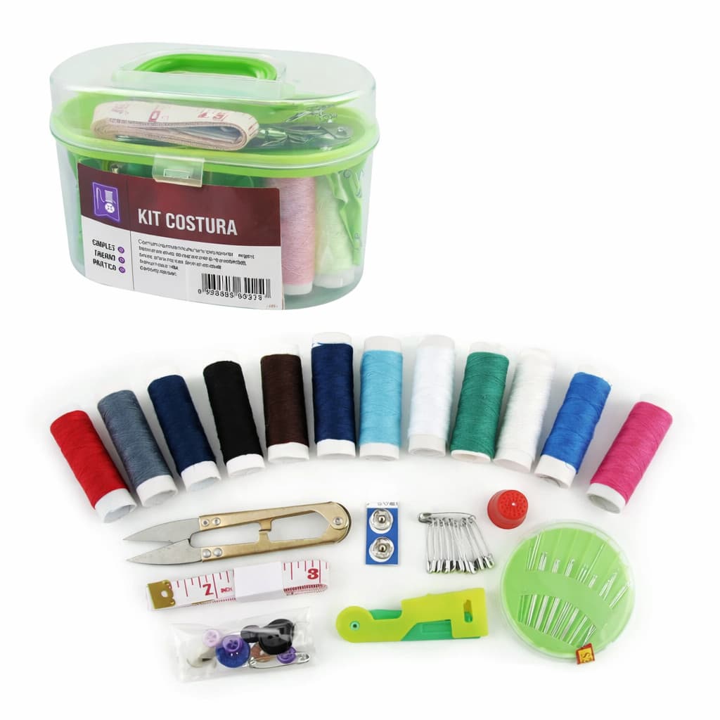 Kit De Costura Completo – Essencial Para O Dia A Dia Kit: 44 Peças