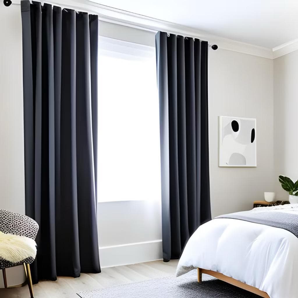 Cortina 100% Blackout PVC Corta Luz para Quarto Sala Blecaute Vedação Total - Vários Tamanhos e Cores