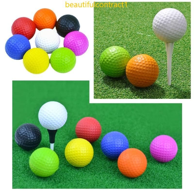 10 Peças Espumas Golfe PU Prática Sensação Realista Longa Duração Limitada Vôo Para Quintal