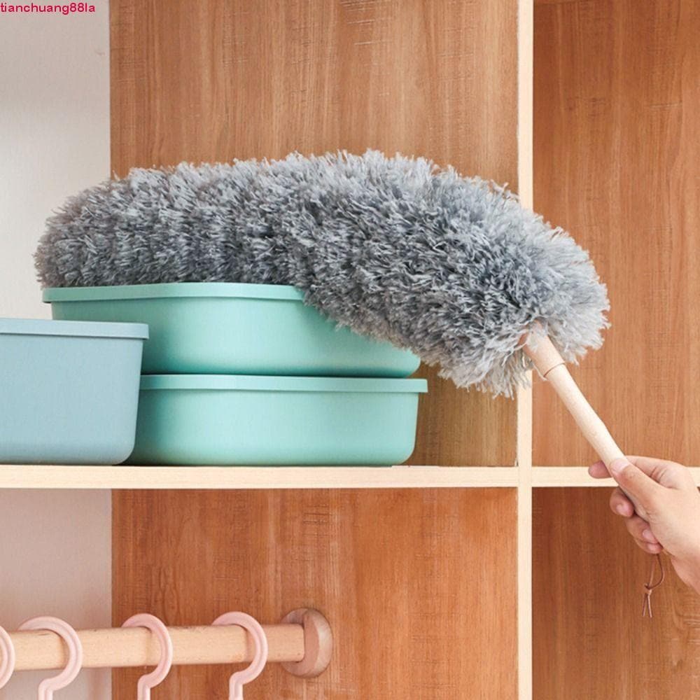 Limpador De Pó TIANCHUANG , Escova De Poeira Antiestática Flexível , Alça Fofa , Não Derramamento De Espanador De Microf