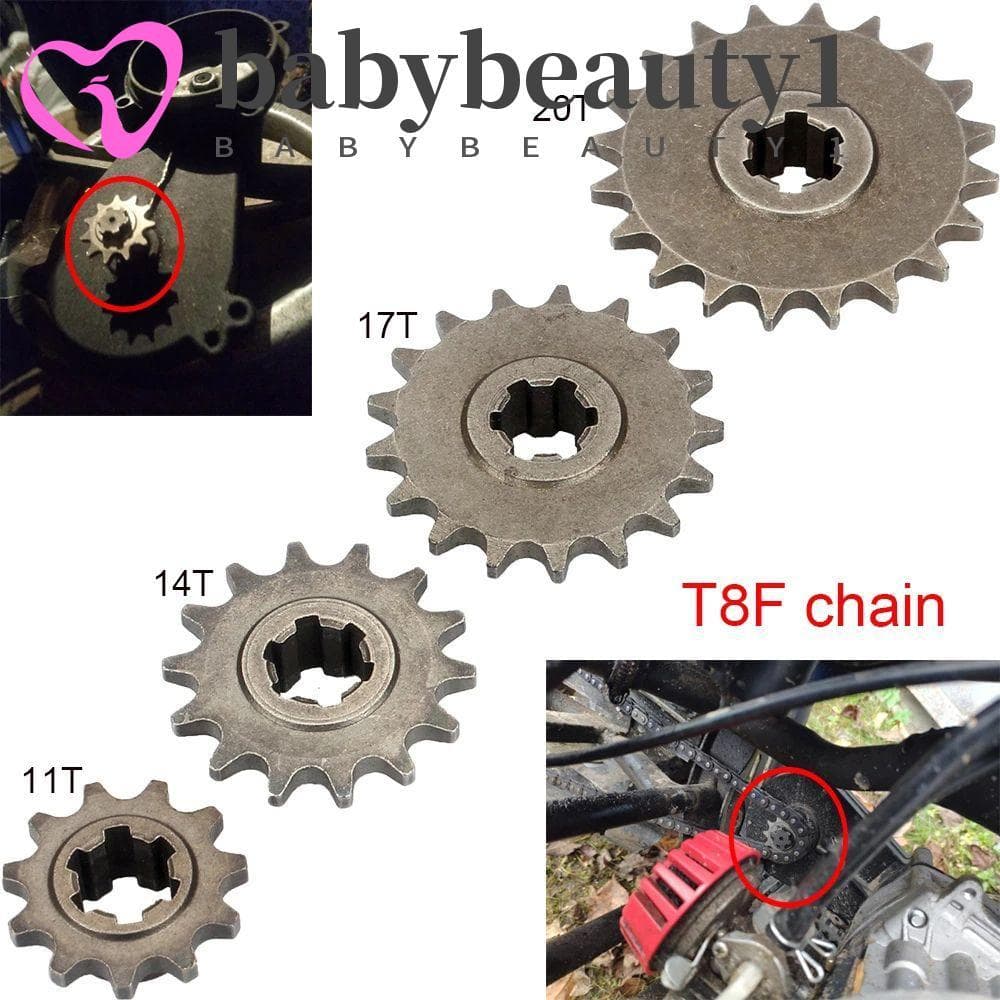 BABYBEAUTY1 Roda Dentada De Corrente Dianteira , Acessórios Para Motocicleta , 8mm , T8F , Caixa De Engrenagens , Dirt B