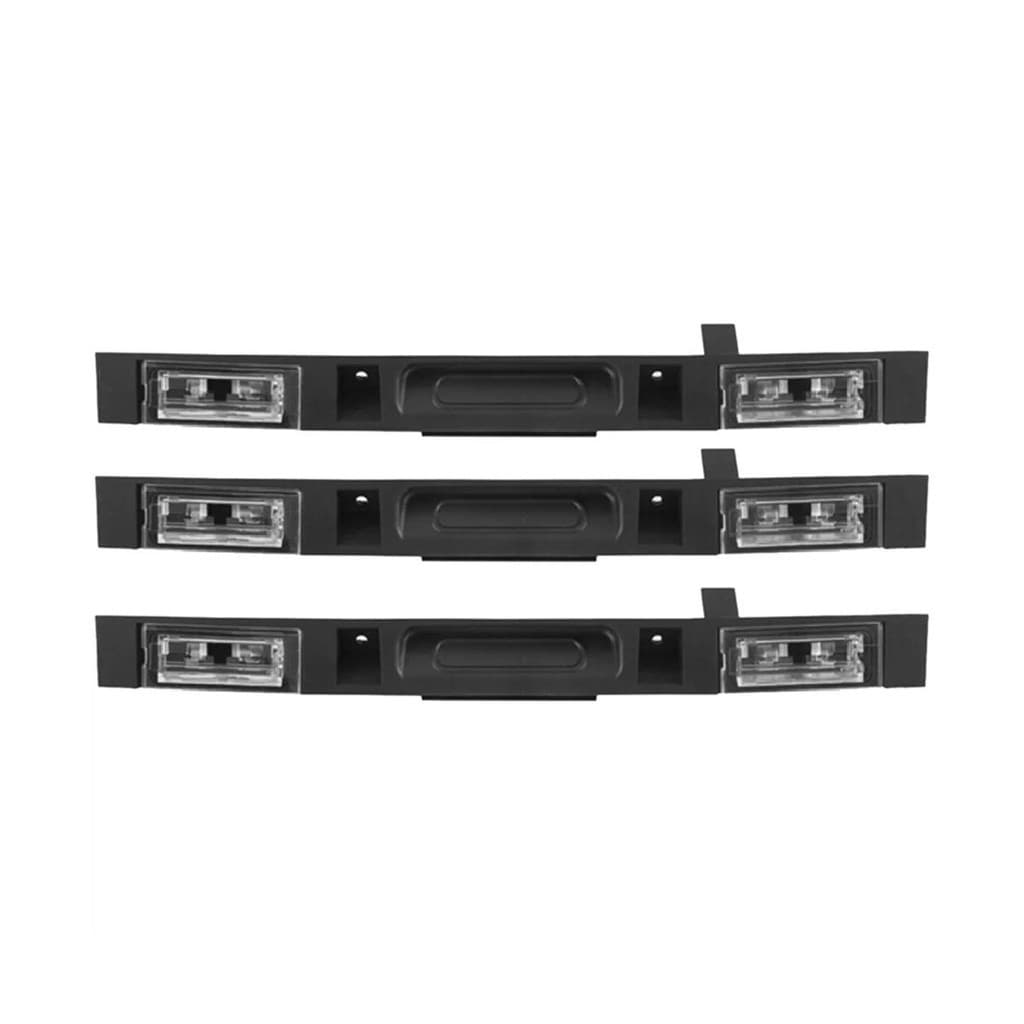3 Pçs/Set Aperto Do Tronco Carro Placa De Licença Luz Guarnição Conjunto Para BMW X3 E83 2004-2010 51133403611