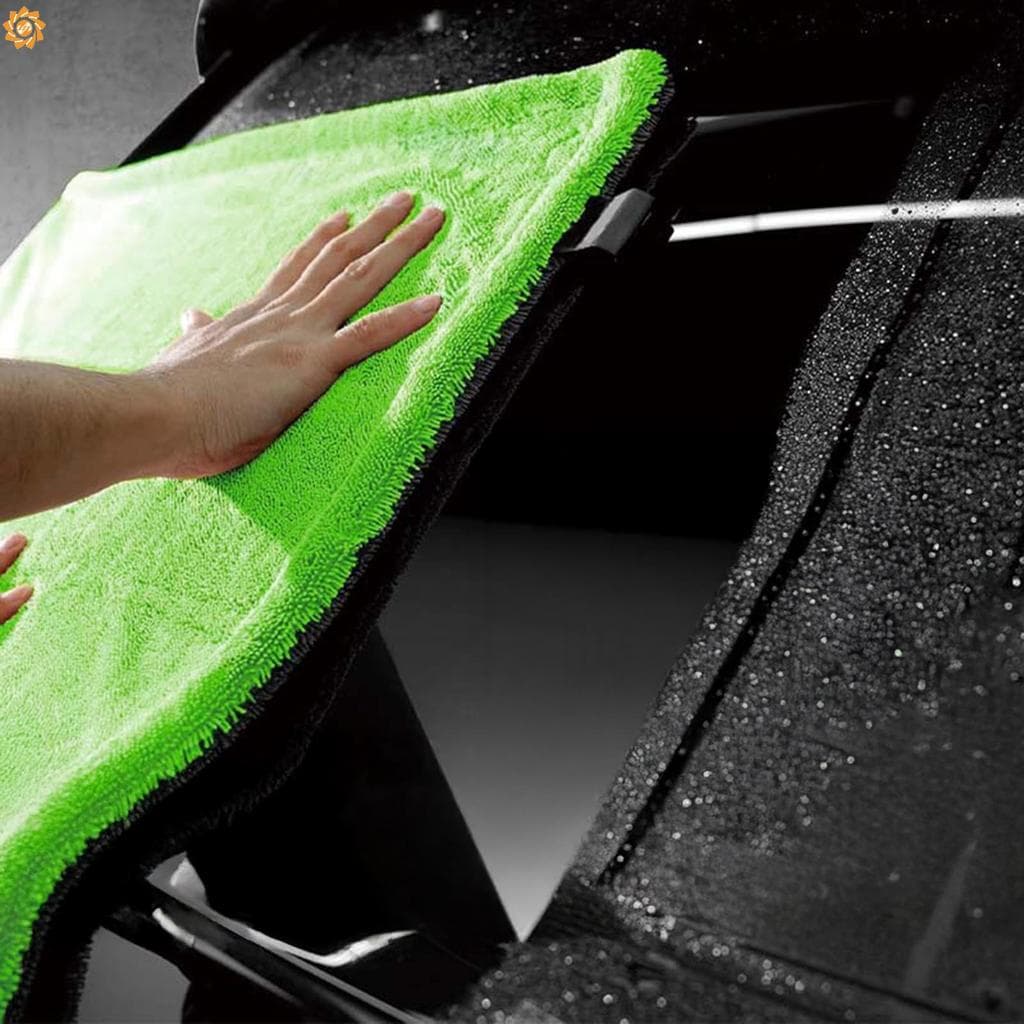 Toalhas De Microfibra Para Carros , Lavagem De Carro Espessadas E Sem Costura , Seguras , Limpeza Doméstica