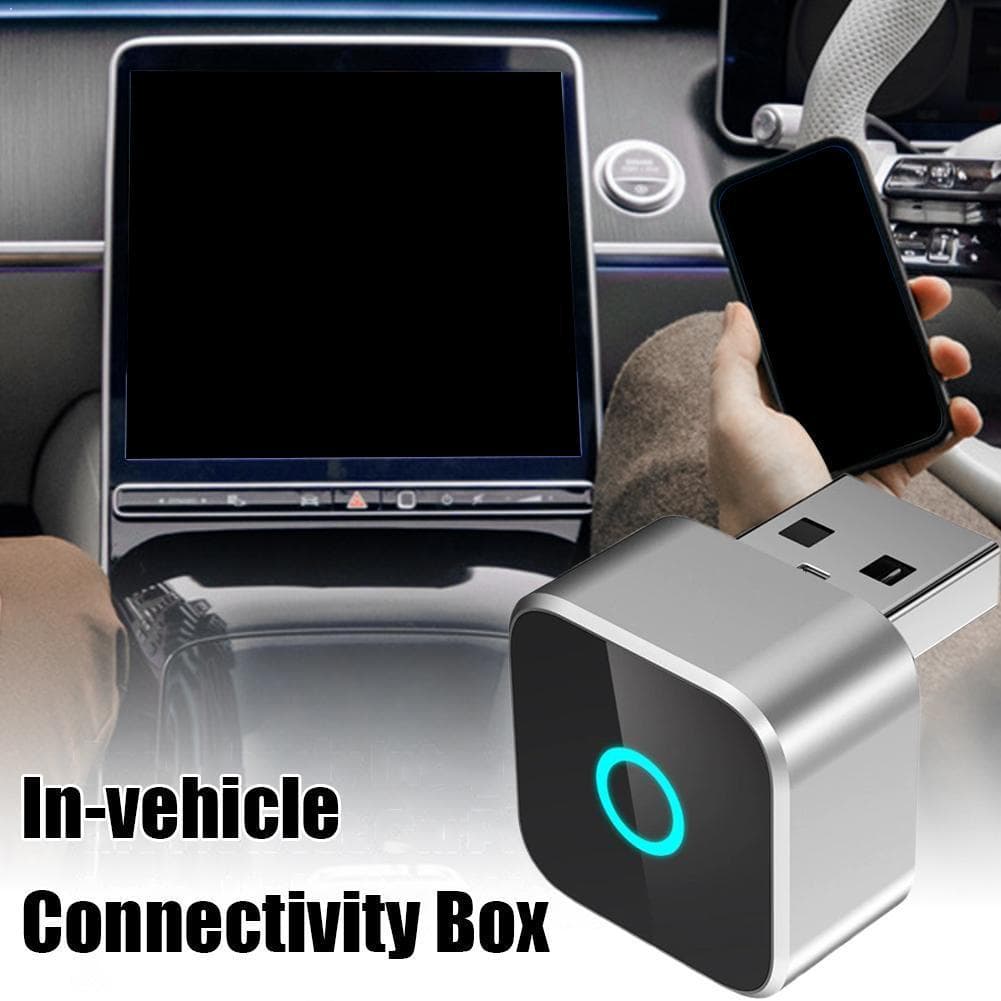 Adaptador Sem Fio Android AutocarPlay Inteligente Mini Caixa Plug And Play Conectar 2 Em 1 Universal De Conexão Rápida