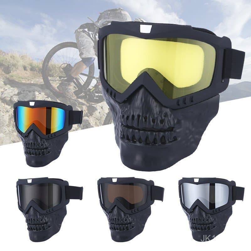 Óculos de motocicleta, óculos Harley, óculos de ciclismo, equipamento esportivo à prova de vento e poeira para esqui e m