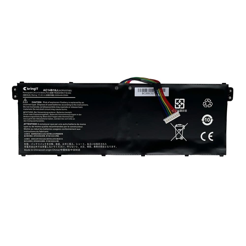 Bateria para Notebook Acer Part Number AP19B8K | 11.4 V 2200 mAh 11.4 V