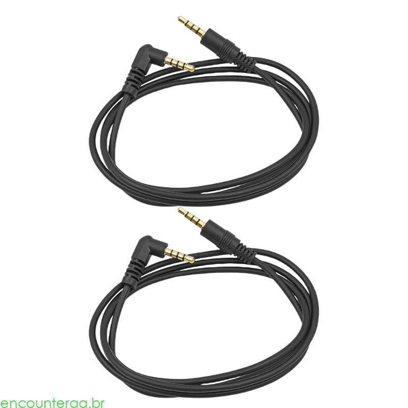 Encountera 2 Unidades Pequenas Conectores Acústico 3 5 Mm Linha Fio Para Dispositivos Móveis
