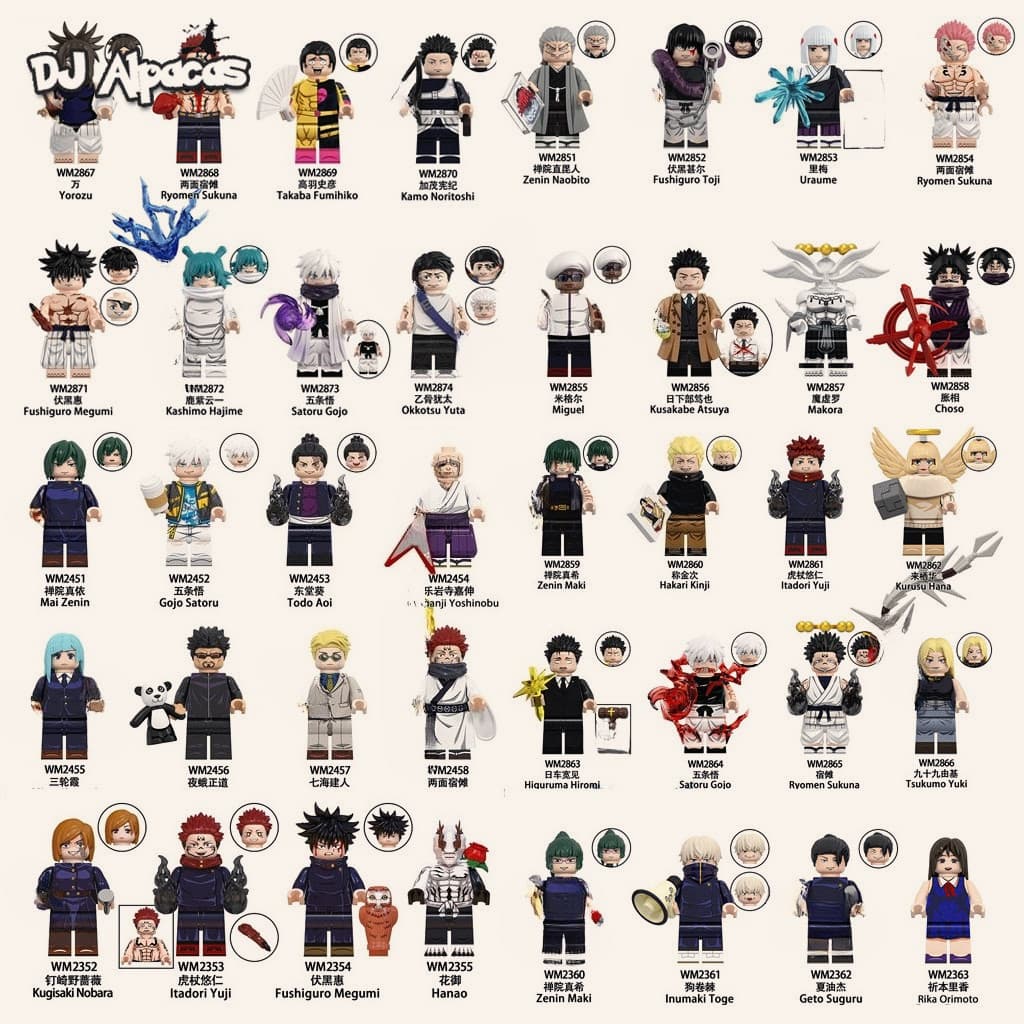 Blocos De Construção Figuras Brinquedo Colecionável WM2357 WM2870 WM2873