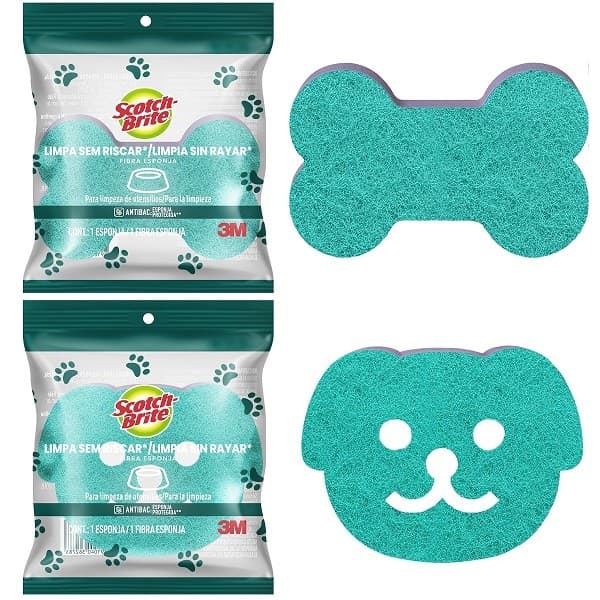 Kit com 2 Esponja Nao Risca PETS SCOTCH Brite