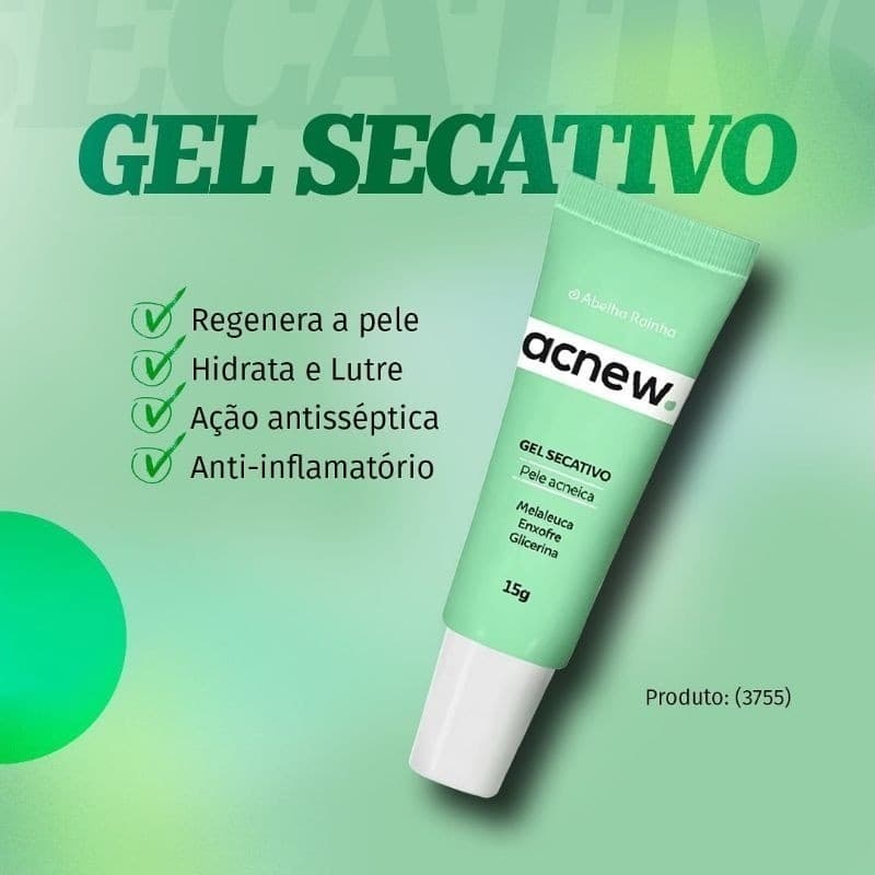 Gel Secativo Antiacne Acnew Abelha Rainha 15g