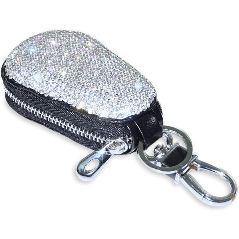 eing Bling Capa Para Chaveiro De Carro Suporte Moedas De Couro Premium Com Zíper Bolsa Carteira Remota