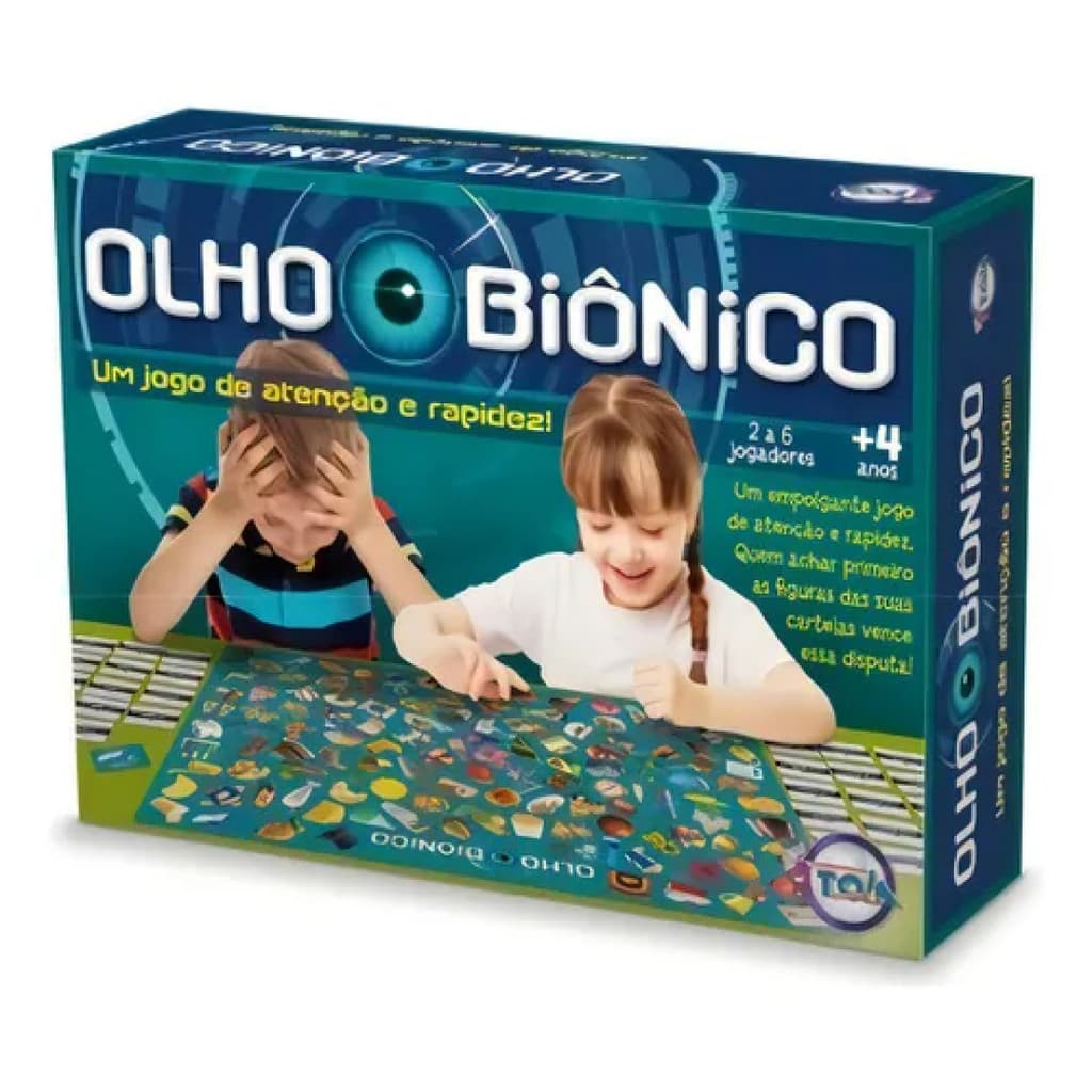 Jogo Olho Bionico Toia Brinquedos Atenção E Rapidez