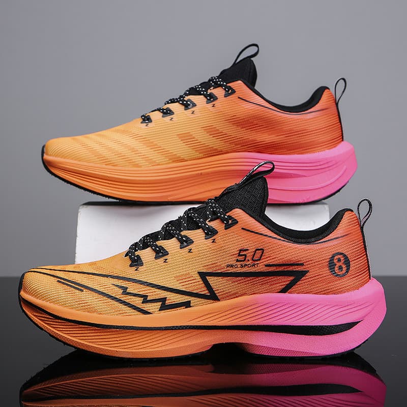 Tênis Esportivos Profissionais Masculinos com Placa de Carbono, Leves, para Corrida e Treinamento