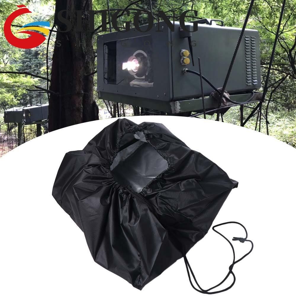 Capa Para Projetor SHIGONG , À Prova De Poeira De Tecido Oxford Montado No Teto , Bolsa De Armazenamento Preta