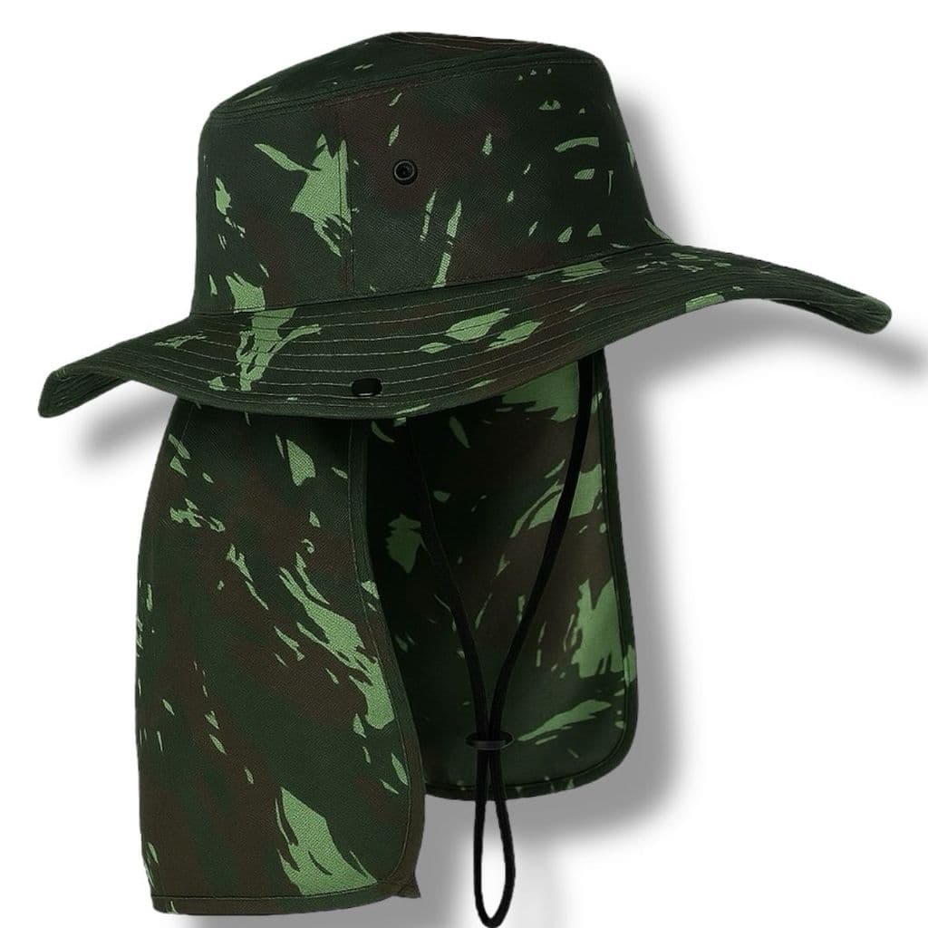 Chapéu Pescador Australiano Boné Pesca Proteção Pescoço Sol Chapeu Pescador Camping Australiano Proteção Nuca Pescoço