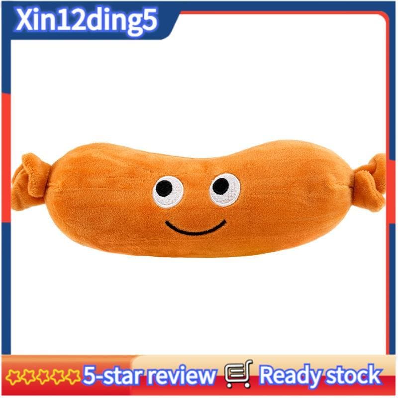 1Pc Recheado Brinquedos De Salsicha De Pelúcia 20CM Mini Comida Bonecas Travesseiro Presentes Novo