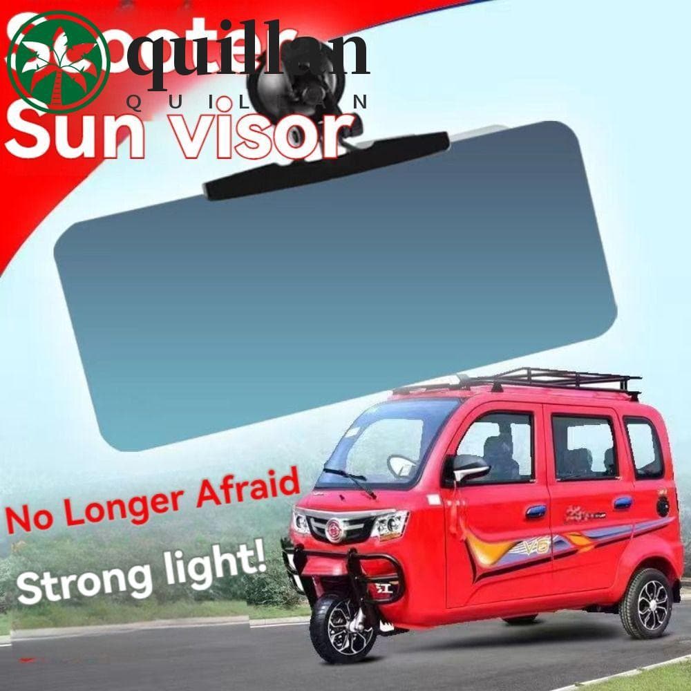 Viseira Solar Para Carro QUILLAN , Extensor De Antirreflexo Anti-UV , Painel Bloqueador Com Rotação De 180 Graus Guarda-