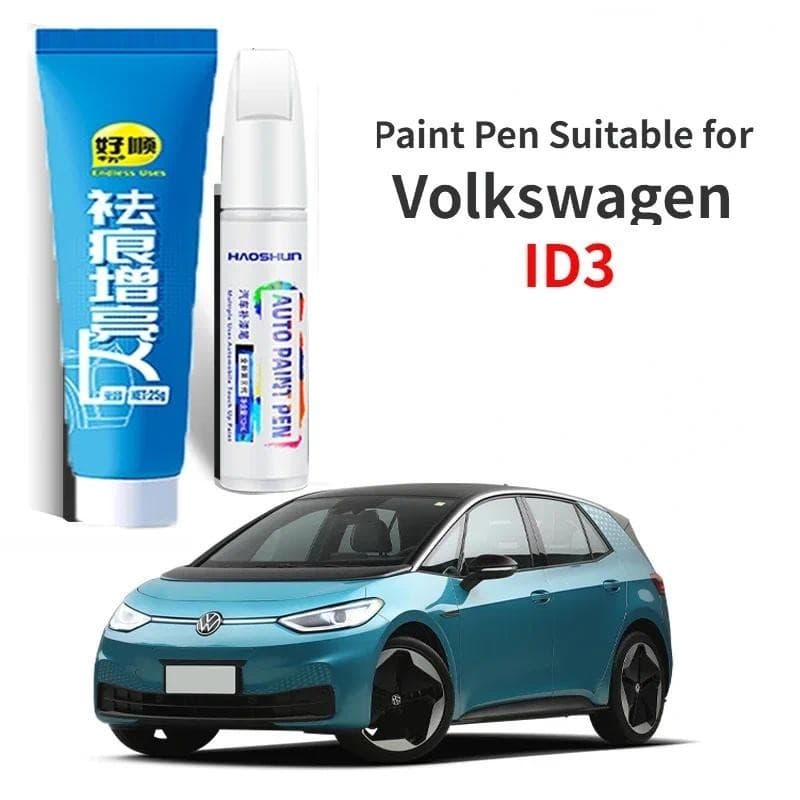 Caneta De Pintura Adequada Para Volkswagen ID3 Fixador De Tinta Cristal Branco Especial ID3 Suprimentos De Carro Acessór