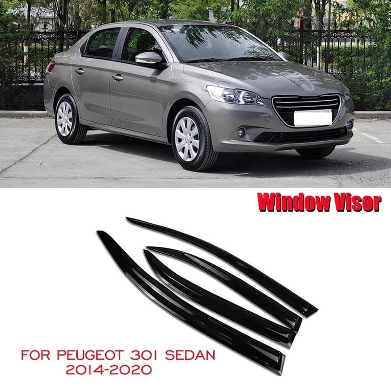 Para Peugeot 301 Sedan 2014 2015 2016 2017 2018 2019 2020 Janela Lateral Defletor Porta Viseira Escudos De Vento Sol Chu