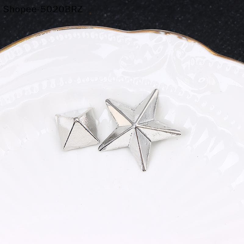 [THEBR] 10 Pcs Snowboard Stomp Pad Antiderrapante Pentagrama Studs Grip Almofadas De Tração Para Estilo Nervoso , Encade