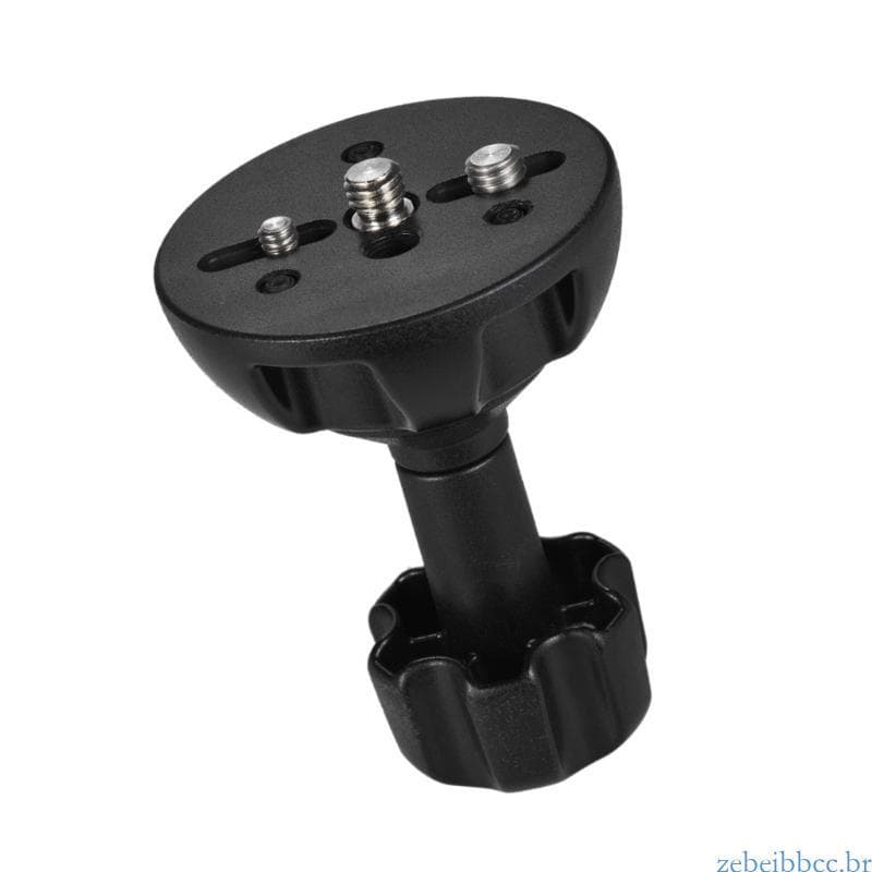 zebeibbcbr Adaptador Profissional Meio Para Tigela Tripé Cabeça Alumínio 75 Mm