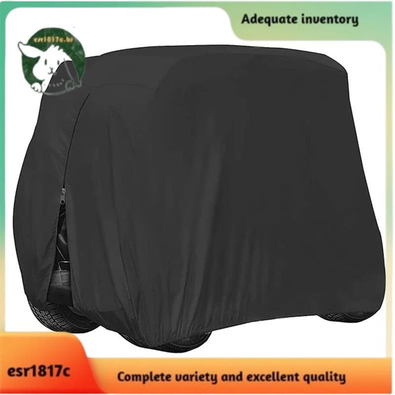 Capa Para Carrinho De Golfe De 4 Passageiros 210D À Prova D'água De Sol E Poeira De Chuva Carro De Clube EZ GO