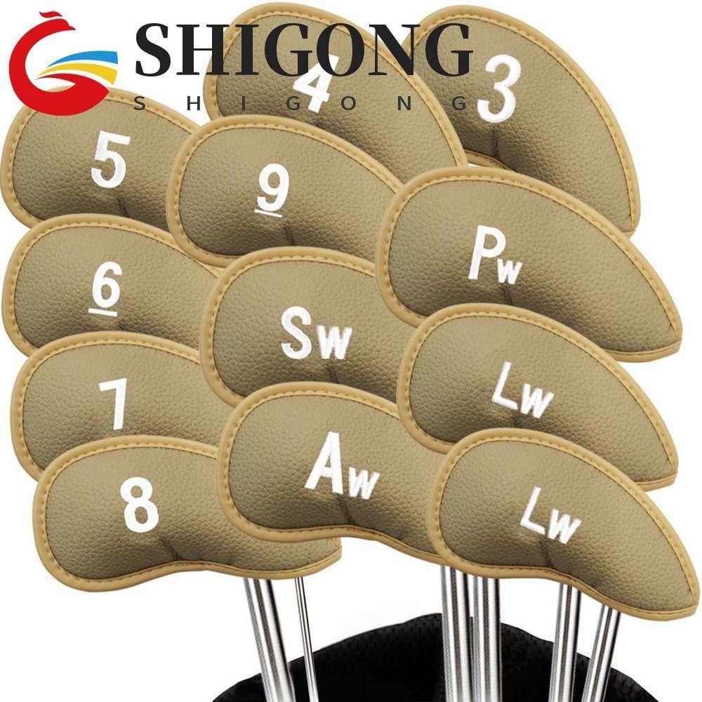 SHIGONG Capa De Cabeça De Ferro De Golfe Conjunto De Capas Protetora Acessórios Para Taco Equipamento De Treinamento Fit