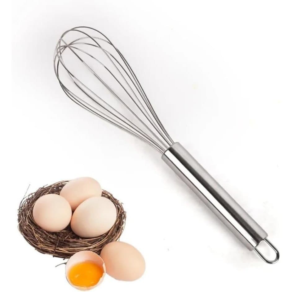 Fuet Fuê Fuer Batedor De Ovo De Aço Inox Manual Mixer Profissional Multiuso Para Cozinha