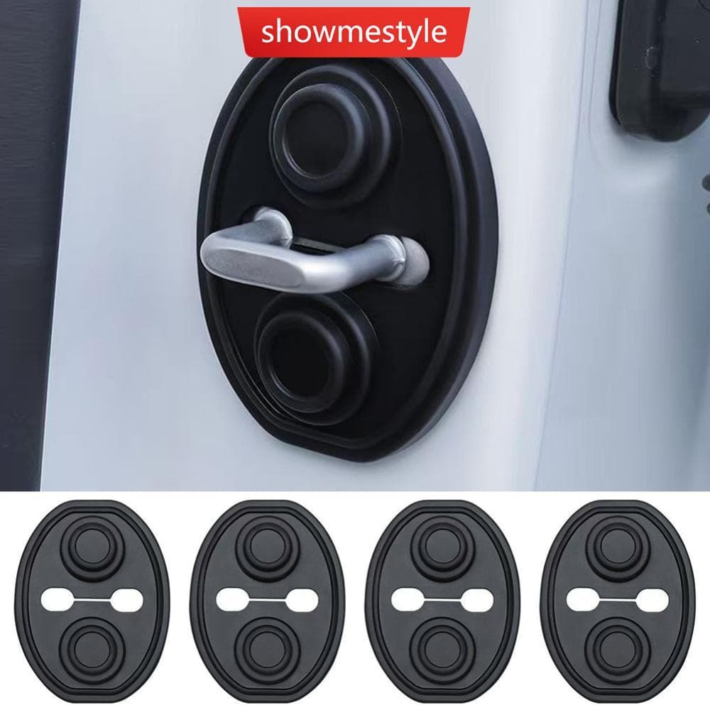 SMS 4 Pçs Fechadura Da Porta Do Carro Amortecedor Amortecimento Vedação Deadener Silencioso Atacante Rattling Isolamento