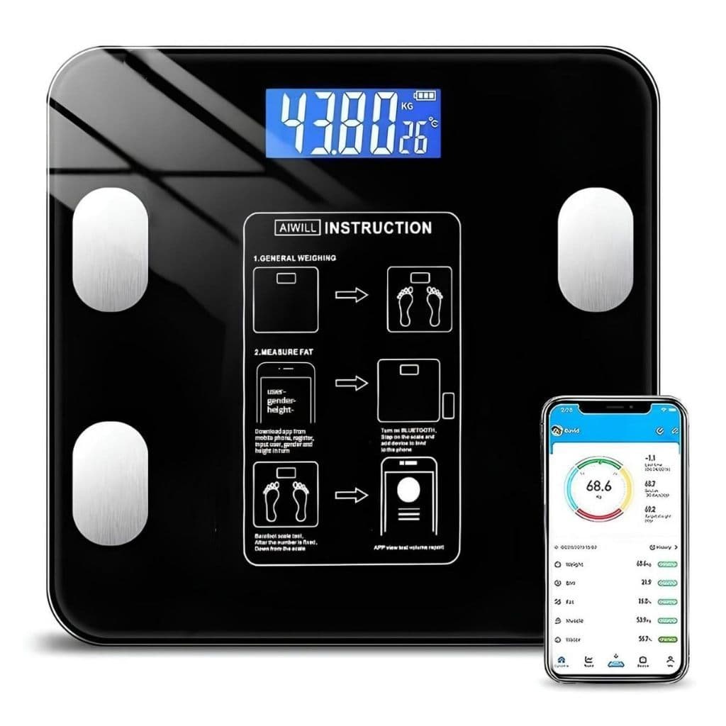 Balança Digital Medidora Corporal Bioimpedância até 180kg