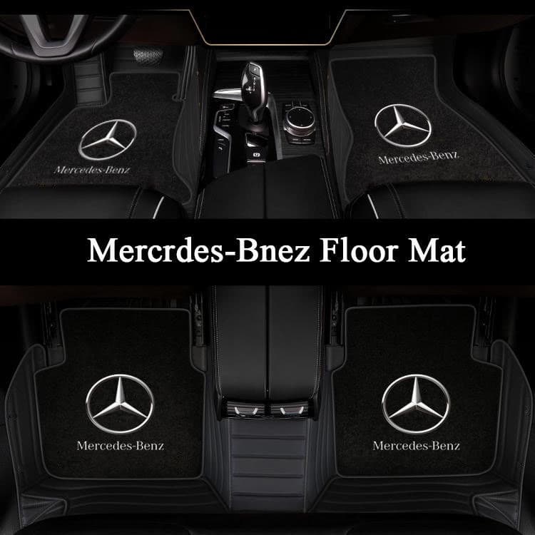 Tapetes de carro de alta qualidade são adequados para todos os modelos Mercedes Benz (4 peças)
